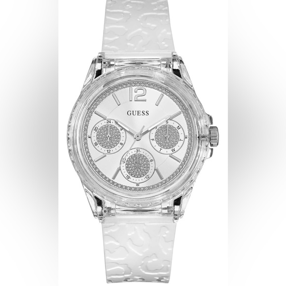 Guess White Starlight watch - Picture 1 of 2